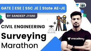 Surveying Marathon | Civil Engineering | Sandeep Sir | Civil 101