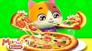 Comamos Pizzal | Canciones Infantiles | MeowMi Family Show Español