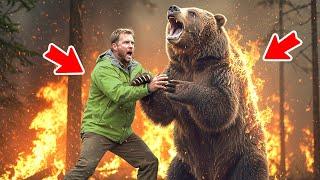 Mann hilft einem weinenden Grizzlybären – Was er danach tat, ließ ihn sprachlos zurück!