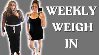 WEEKLY WEIGH IN - UPSETTING NEWS - WEIGHT WATCHERS