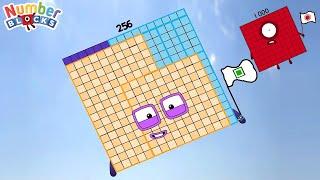 Numberblocks Twenty Times Table | Biggest Square On The Moon