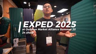 EXPED new gear for 2025 at Outdoor Market Alliance Summer 2024