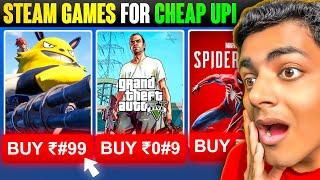 How To Buy Steam Games For Cheap Using UPI | Easy Method