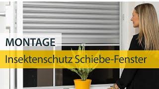 Insektenschutz Schiebe-Fenster einfach und schnell montiert