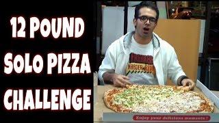 Food Challenge - 12 lb Tsunami Pizza Solo Challenge (all 28") | FreakEating in San Bernardino, CA