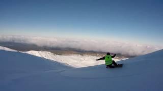 Turoa Powder Run on the Triangle. 26 July