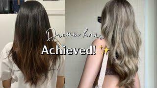 ASH GRAY HAIR COLOR (DREAM HAIR ACHIEVED! Feat. Sandrealee Salon) | I am Marta Cervanez