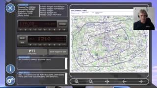 VFR Sprechfunk Simulator 3 - Anflug Stuttgart in deutsch