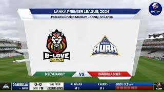  Live: Kandy Falcons Vs Dambulla Sixers Live | KFL vs DS Live | Lanka Premier League 2024 Live