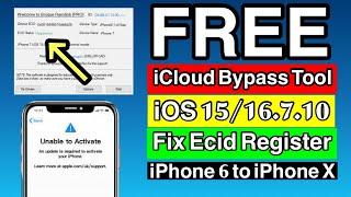 FREE iCloud Activation Lock iOS 16.7.10-iOS 15.8.3 | Fix Ramdisk Boot Write  SN By Broque Ramdisk |