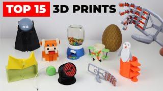 COOL 3D Prints You HAVE to SEE!