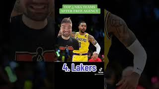 TOP 5 NBA TEAMS next season