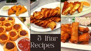 How to Make iftar 2024 | Snacks Must Try 5 Different Iftar Recipe #RamadanSpecial @FlavoursbyMehreen