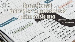 Functional traveler’s notebook plan with me | week 43