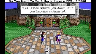 Hero's Quest: So You Want To Be A Hero (PC/DOS) Longplay, EGA 16-color, 1989, Sierra