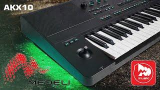 [Eng Sub] Medeli AKX10 portable keyboard - cool workstation with a large display