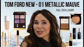 TOM FORD 01 METALLIC MAUVE | Step By Step TUTORIAL Using All Luxury Brands To Create This Look!