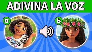 Adivina los Personajes de ENCANTO vs MOANA por sus VOZES! | Voz de Disney Challenge