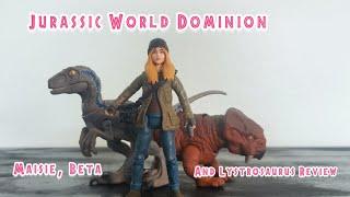 Jurassic World Dominion Maisie Lockwood, Beta, and Lystrosaurus Review