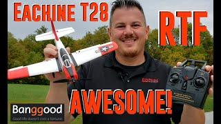 Eachine - T-28 Trojan - 400mm RTF - Unbox & Maiden Flight