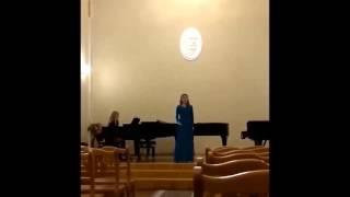 Gian Carlo Menotti Laetitia's aria from the radio opera The Old Maid and the Thief