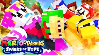 Palette Prime Mario And Bowser TEAM UP?! | Minecraft Mario + Rabbids Sparks Of Hope  | [4]