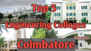 Top 5 Engineering colleges in Coimbatore