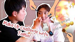 Tomo does my make-up challenge! - Mirip ondel2?! 