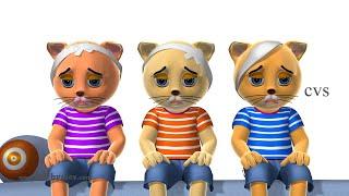 Three Little Kittens & Five Little Kittens Jumping on the Bed - 3D Rhymes & Songs for Children