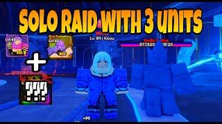 Cách SOLO RAID Chỉ Với 3 UNITS Trong Anime Defenders