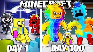 I Survived 100 Days of POPPY PLAYTIME: CHAPTER 4 in Minecraft!