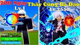 [BloxFruit] 200Ngày Thầy Cúng Siêu Bá Cắt Đôi Nỗi Sầu - Thức Tỉnh Không Gian Từ Level1