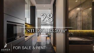 28 Chidlom | Studio Unit | Size 33.50 Sq.m. | Available for SALE and Rent