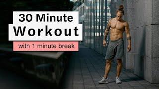 30 Minute Workout CHALLENGE [Bodyweight Hiit] | Full Body | Leo Moves