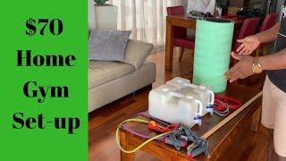 BUDGET HOME GYM SET-UP
