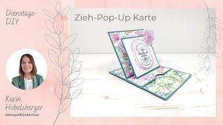 Anleitung Zieh-Pop-Up Karte