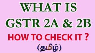 What is GSTR 2A and 2B //Input credit in GSTR 2A & 2B //GSTR 2A Reconciliation