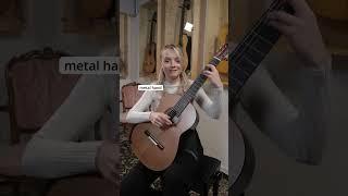 FORBIDDEN RIFF  on classical guitar |️BANNED from Siccas Guitars| Alexandra Whittingham |#shorts