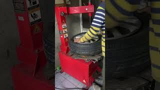 Yokohama Earth 1 Installation  #yokohama #tyre  #hardwork #ytshorts #viral #trending #villagelife