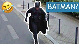 Batman SAVING the world on Google Street View?