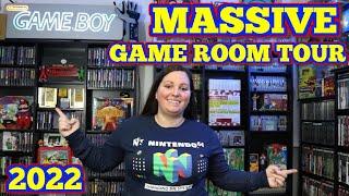 NEW 2022 GAME ROOM TOUR - 6,000+ Games, 300+ Consoles, Kiosks, Arcades, Displays and More! INSANE!!