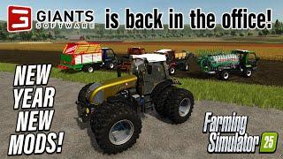 GIANTS ARE BACK! NEW YEAR, NEW MODS! ON FARMING SIMULATOR 25 | PS5 (Review) 7th Jan 25.