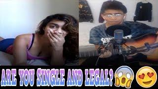 YOUNOW SINGING | ARE YOU SINGLE AND LEGAL? [BEST REACTIONS] [2017]
