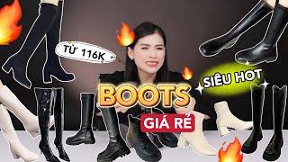 [REVIEW] TOP 8 ĐÔI BOOTS GIÁ RẺ TỪ 116K | SIÊU HOT BÁN CHẠY | Cực kỳ bất ngờ!