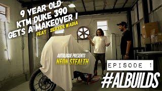 9 year old ktm duke 390 gets a makeover | ALbuilds | Episode 1