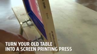 Screen Printing Table Hinge Clamps