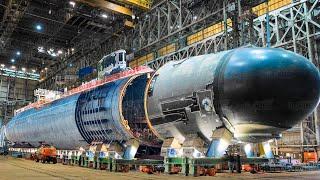 Inside Secret Shipyards Building US Massive Billions $ Nuclear Submarine