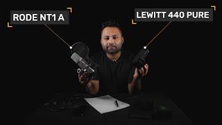 Lewitt lct 440 vs Rode Nt1a Microphone  | USER EXPERIENCE