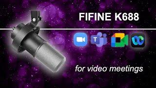 FIFINE K-688 Mic Review for Zoom