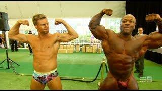 Beau Knows Bodybuilding (HD) - NRL Footy Show (March 20, 2014)